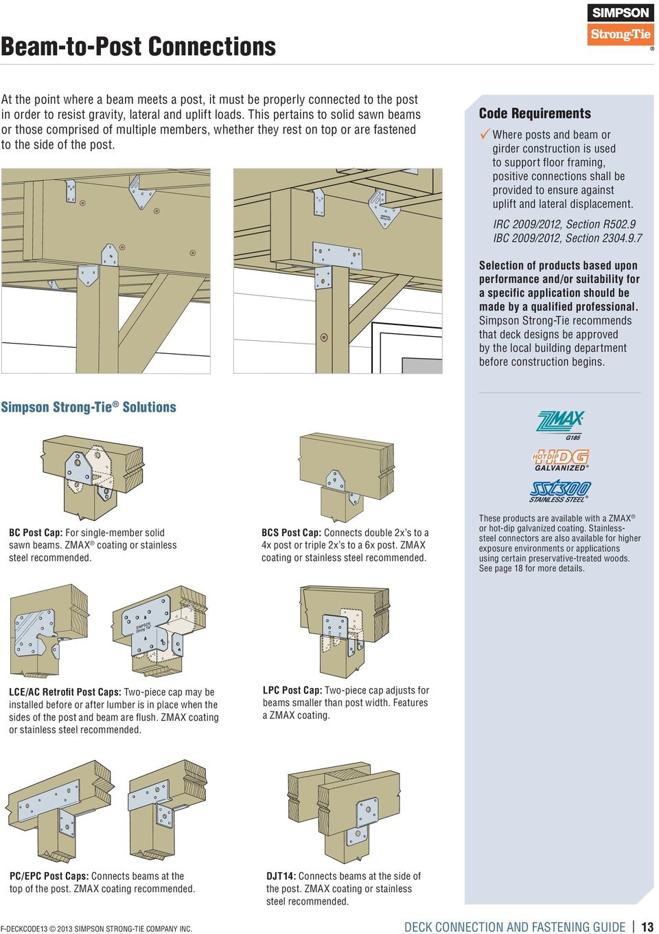 Deck Connection And Fastening Guide Pdf with regard to proportions 960 X 1359