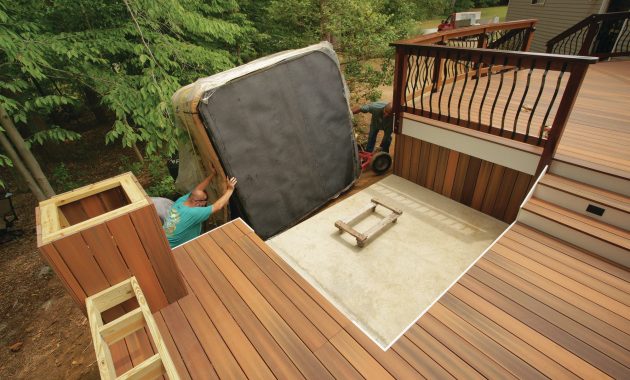 Deck Design Ideas With Hot Tub And Best Deck Design App Decks inside proportions 2000 X 1333