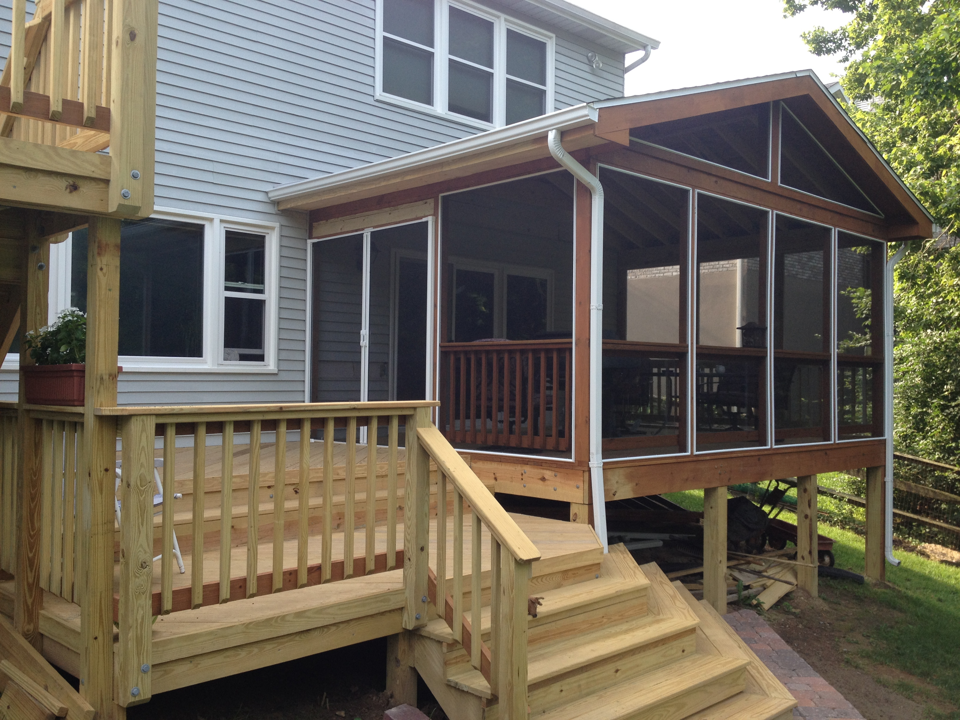 Deck Designs And Plans And Closed In Deck Plans Decks Ideas 11 with sizing 3264 X 2448