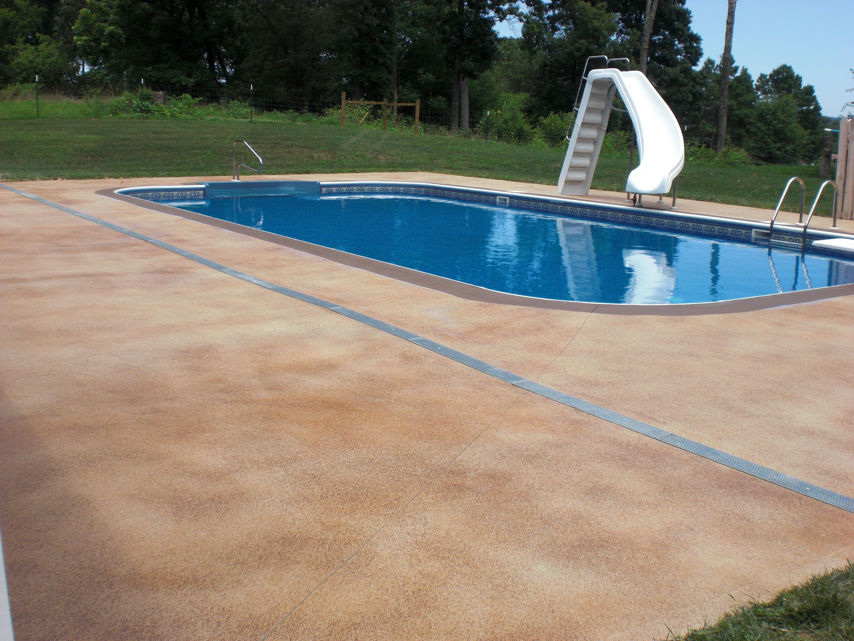 Deck Drain Was Added To Help Drain Storm Water Off The Concrete with regard to size 3264 X 2448