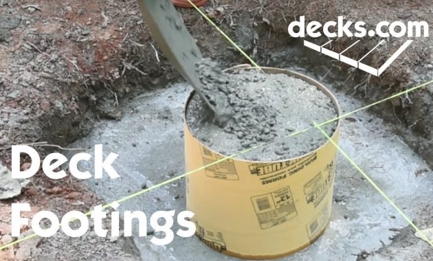 Deck Footings Foundations And Piers Decks with regard to size 1280 X 720