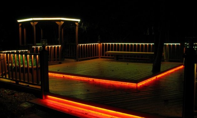 Deck Lighting Ideas Led Deck Lighting With Rgb Flexible Led Strips for sizing 1024 X 768