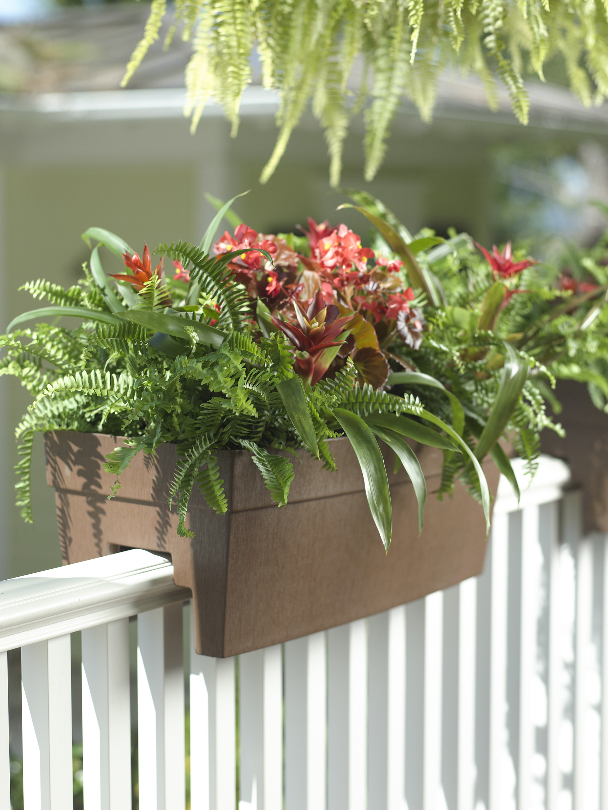 Deck Planter For 2x4 Or 2x6 Railings Gardeners Supply throughout dimensions 2000 X 2666