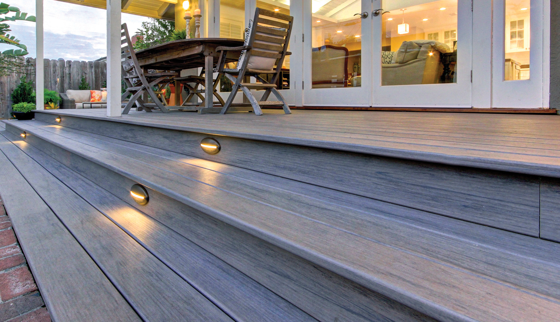 Deck Rail Lighting Led Deck Lights Timbertech Europe with measurements 1964 X 1128