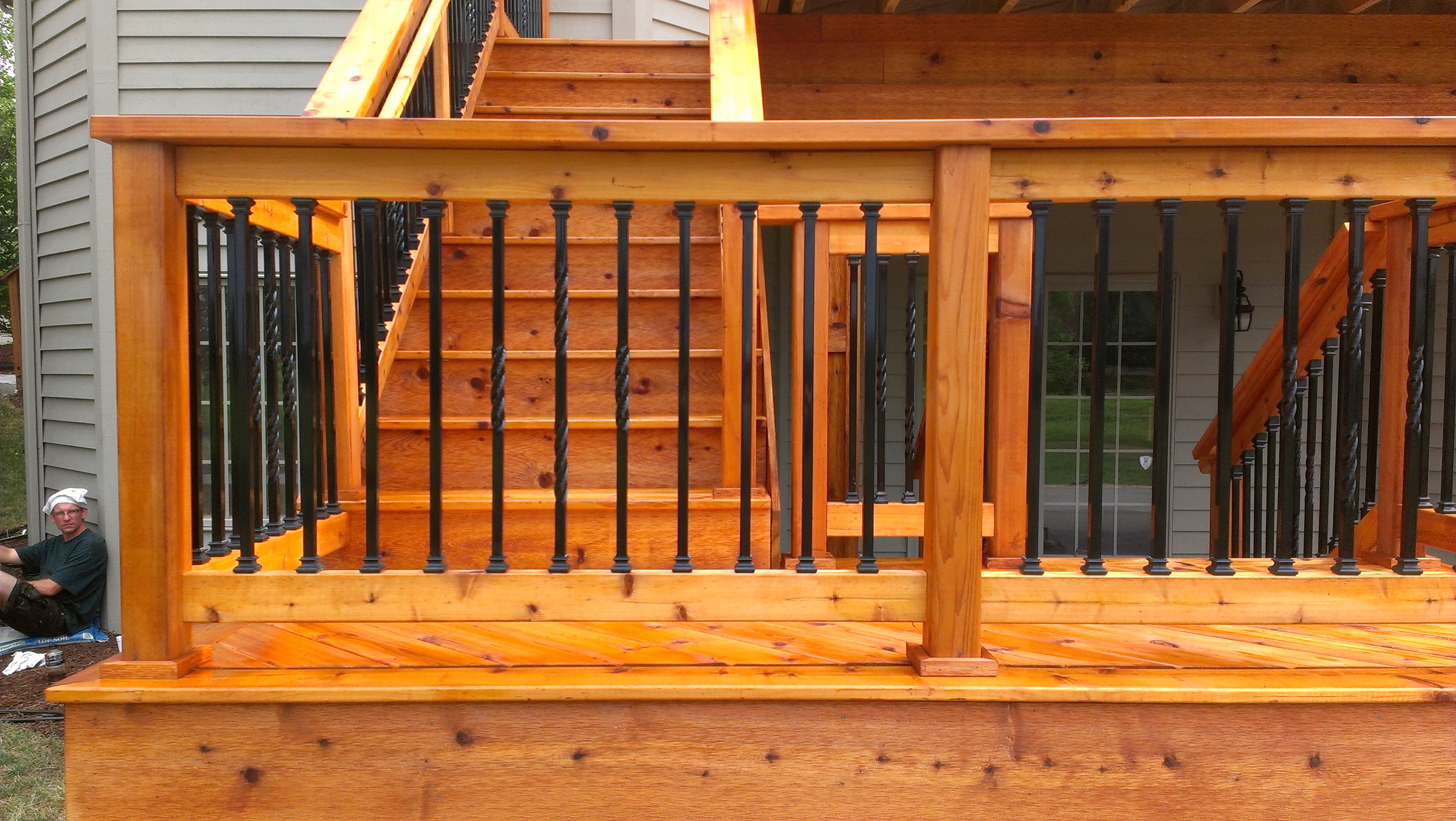 Deck Railings Deck Railing Systems Wood Composite Metal inside measurements 3264 X 1840