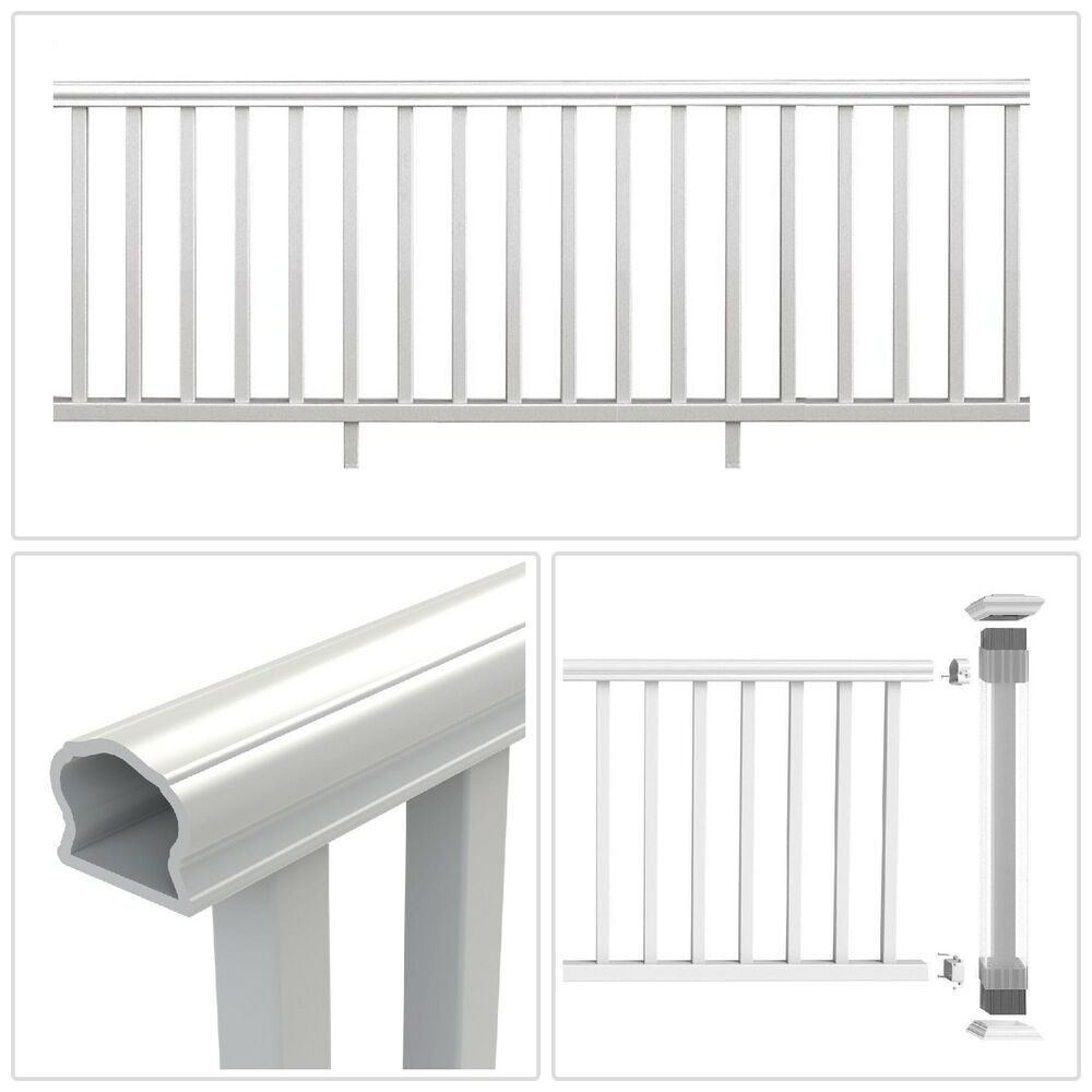 Deck Railings Kit 8 Ft X 36 Inch Veranda Porch Balusters Patio Home regarding sizing 1000 X 1000