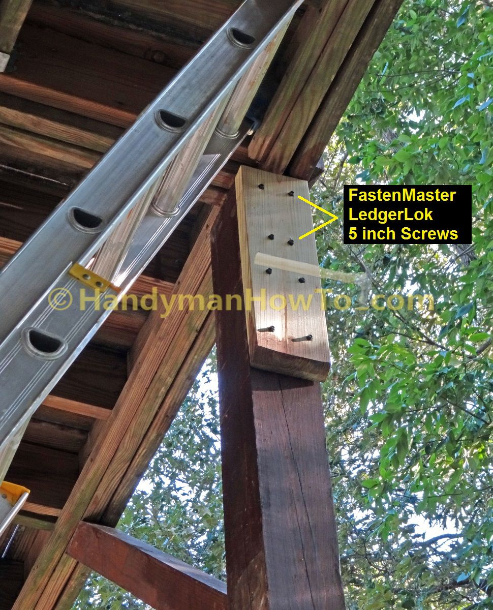 Deck Repair 2x6 Sister Block Joist Support Deck Ideas Deck regarding size 970 X 1200