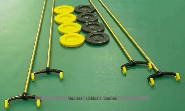 Deck Shuffleboard Accessory Set 4 Cues 8 Discs within proportions 1024 X 781