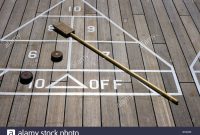 Deck Shuffleboard On A Cruise Ship Stock Photo 10179241 Alamy throughout dimensions 1300 X 948