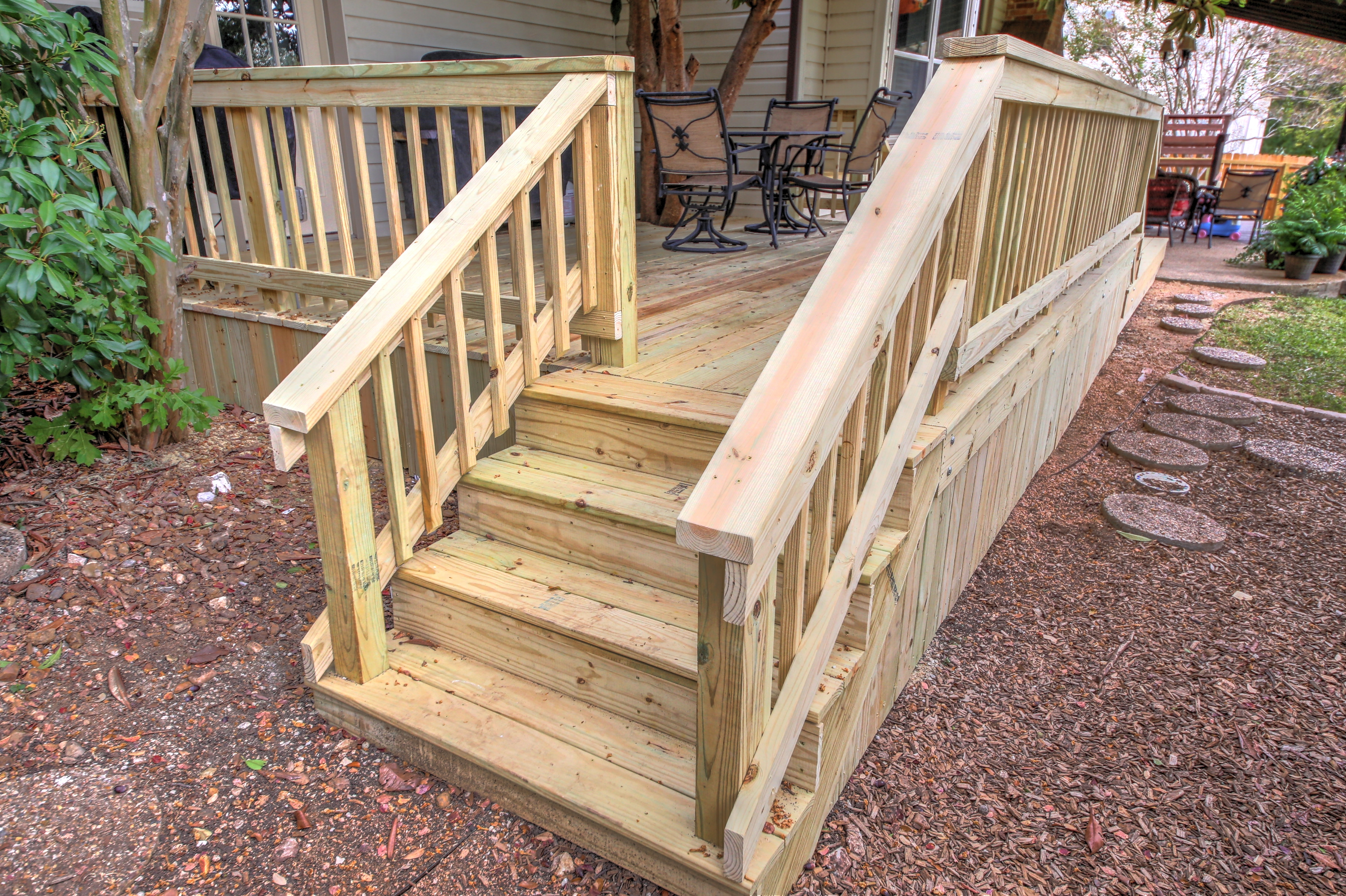 Deck Stairs And Railing Renovate Paint Design for dimensions 3638 X 2423