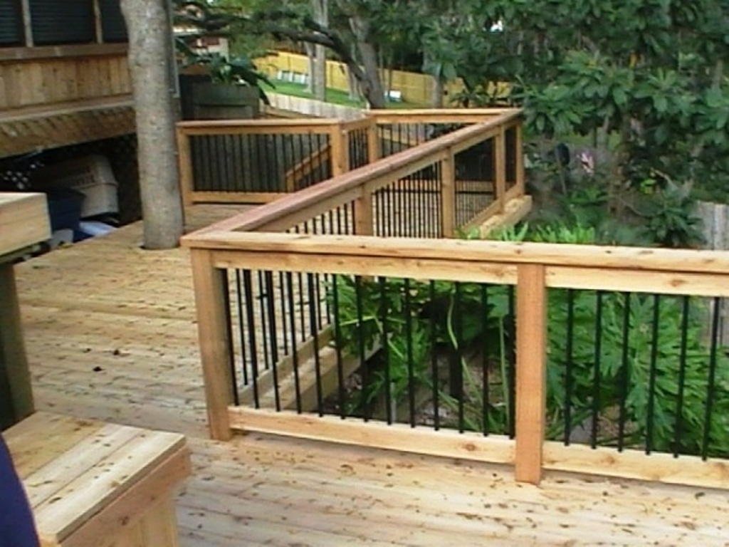 Deck Strong And Stunning Aluminum Deck Balusters For Your Deck within proportions 1024 X 768