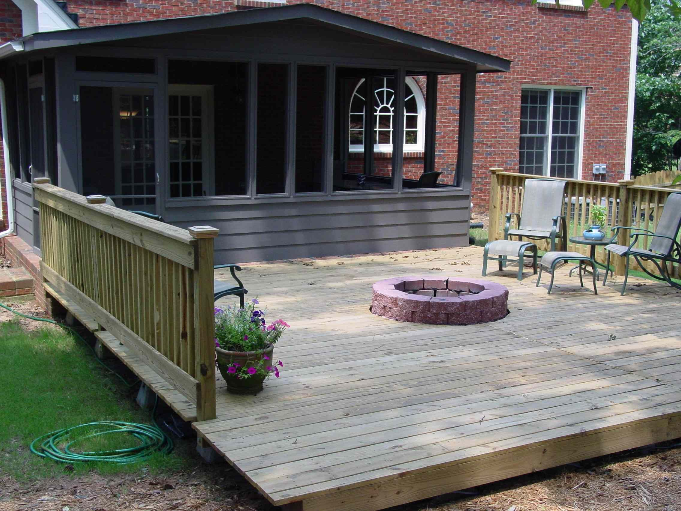 Deck With Fire Pit Quality Home Remodeling For The Home Deck inside dimensions 2272 X 1704