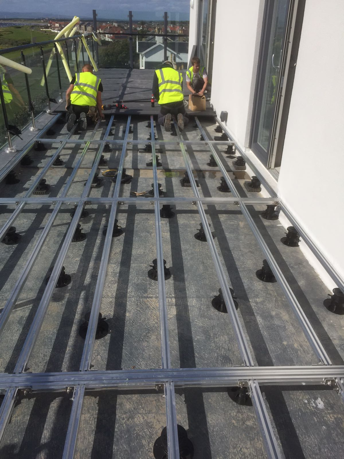 Decking Aluminium Joists On Balconies Castle Composites in measurements 1200 X 1600