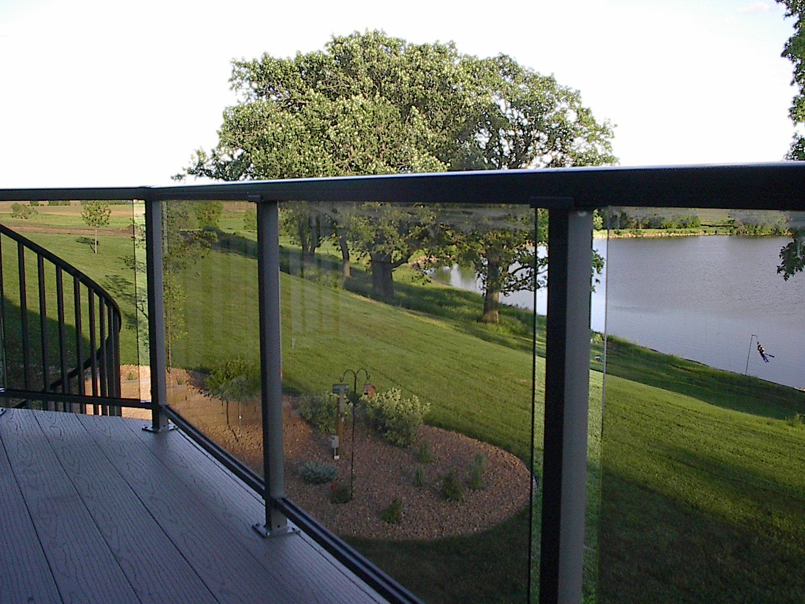 Decking Glass Deck Railing For Classy Deck Railing Material Ideas with dimensions 1600 X 1200