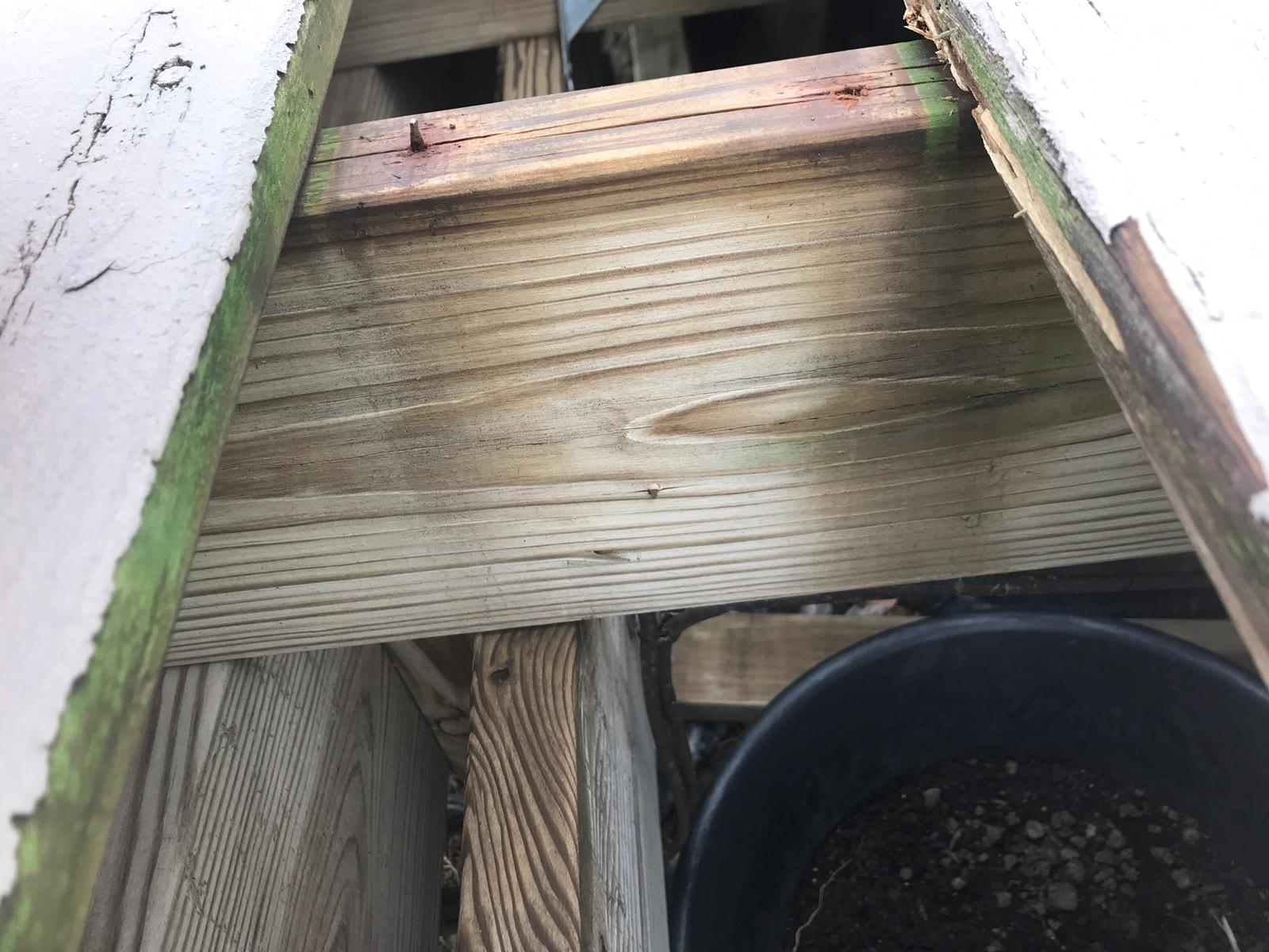 Decking Repairing Cracks On Deck Joists Home Improvement Stack within measurements 1600 X 1200