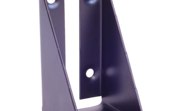 Decklok Black Powder Coated Steel Bracket With Screws For Fence in measurements 1000 X 1000