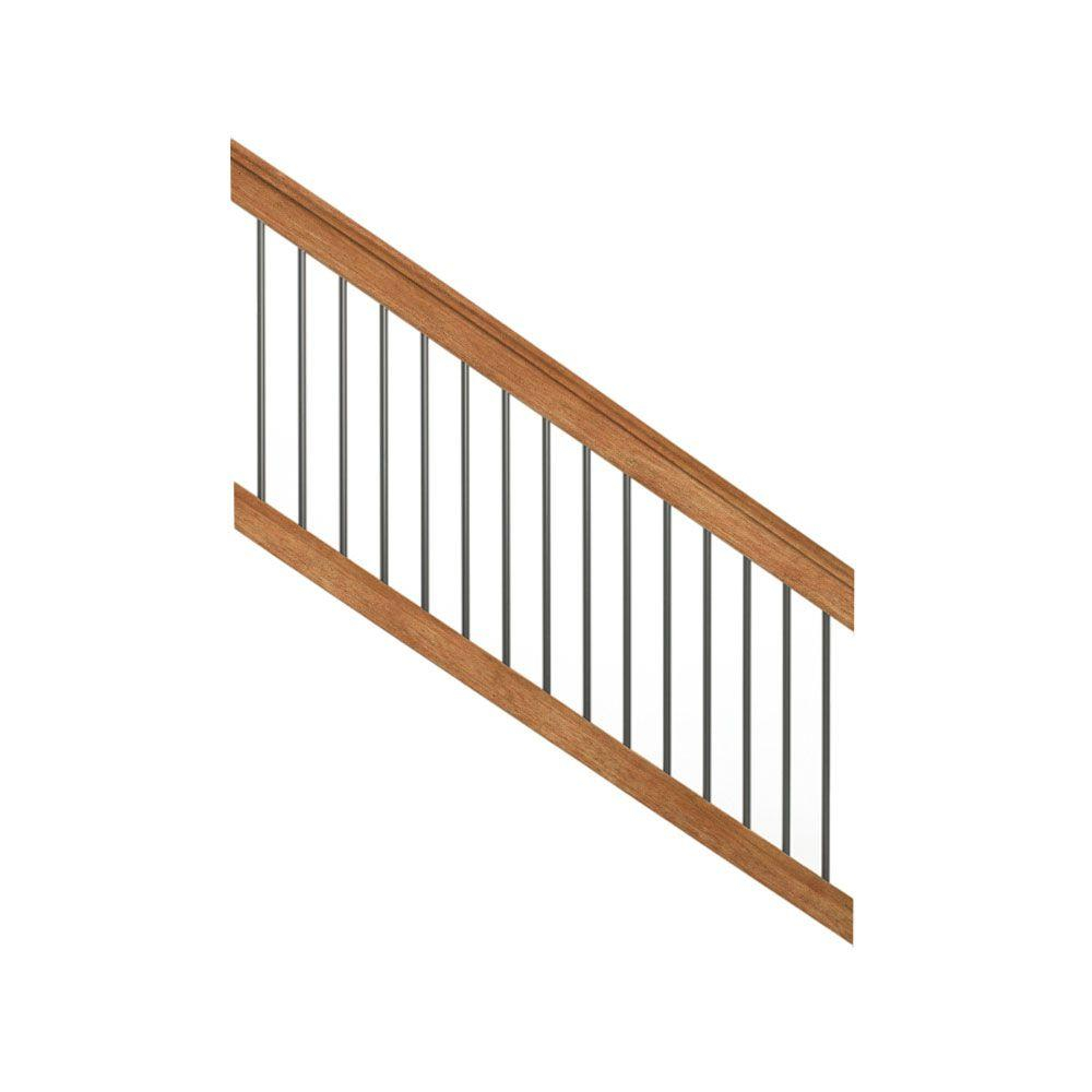 Deckorail Pressure Treated 6 Ft Cedar Tone Stair Deck Railing Kit pertaining to dimensions 1000 X 1000