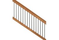 Deckorail Pressure Treated 6 Ft Cedar Tone Stair Deck Railing Kit pertaining to size 1000 X 1000