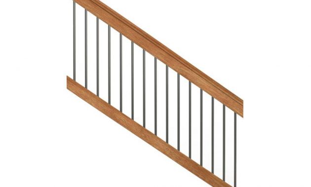 Deckorail Pressure Treated 6 Ft Cedar Tone Stair Deck Railing Kit pertaining to size 1000 X 1000