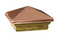 Deckorail Verona 4 In X 4 In Copper High Point Pyramid Post Cap intended for proportions 1000 X 1000