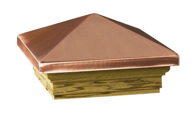 Deckorail Verona 4 In X 4 In Copper High Point Pyramid Post Cap intended for proportions 1000 X 1000