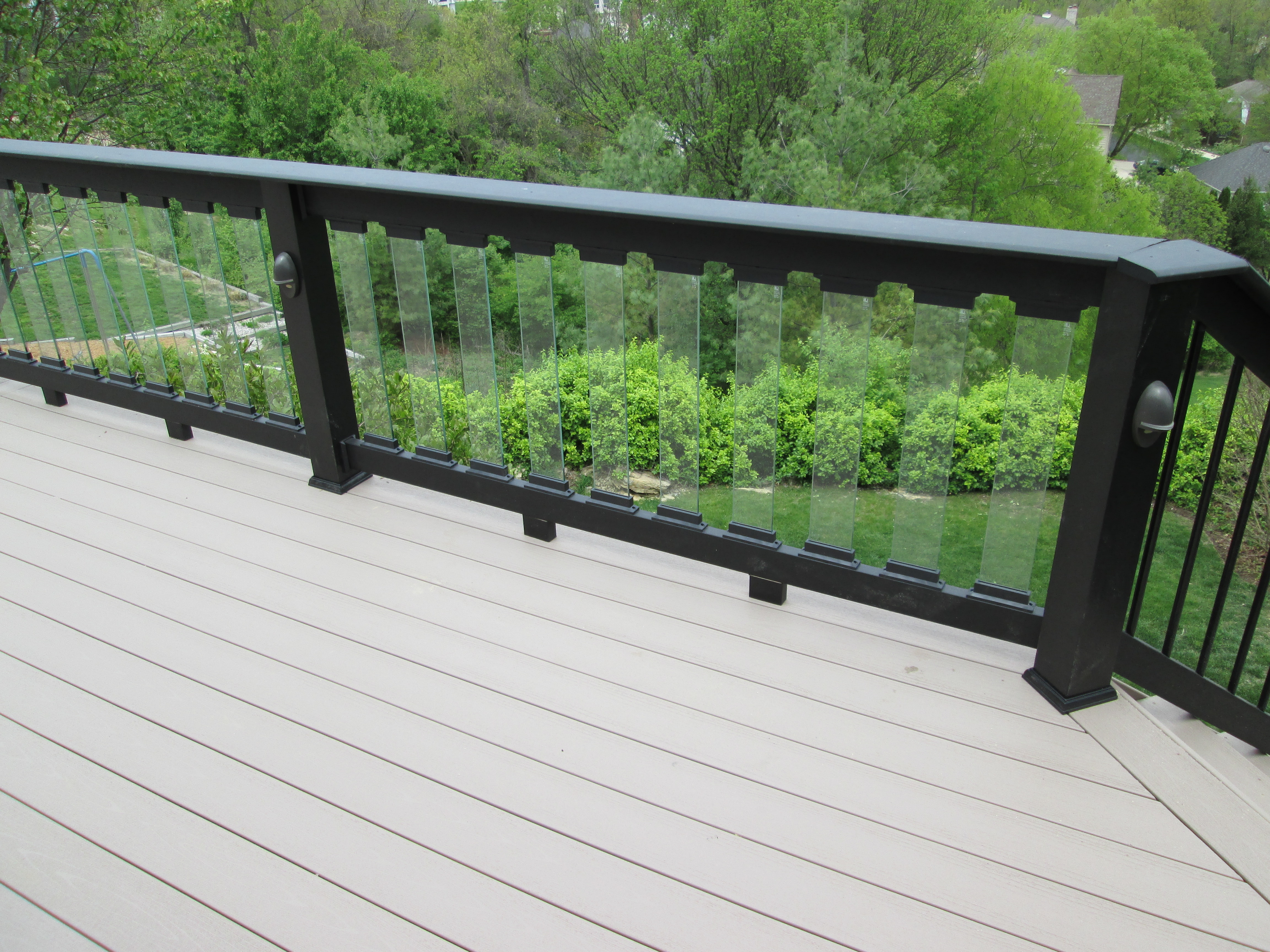 Decks Designed With Glass Rails Archadeck St Louis Decks inside size 4608 X 3456