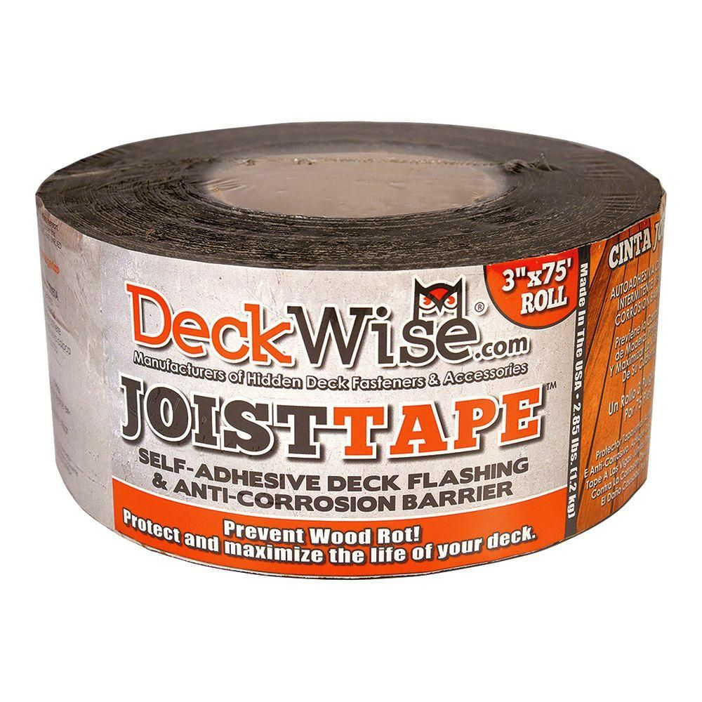 Deckwise Joisttape 3 In X 75 Ft Self Adhesive Joist Barrier Tape in dimensions 1000 X 1000