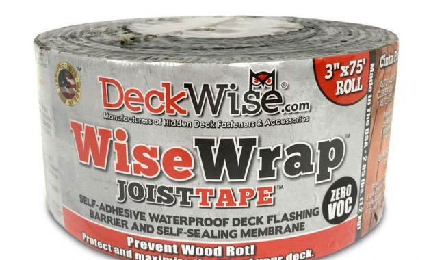 Deckwise Joisttape 3 In X 75 Ft Self Adhesive Joist Barrier Tape pertaining to sizing 1000 X 1000