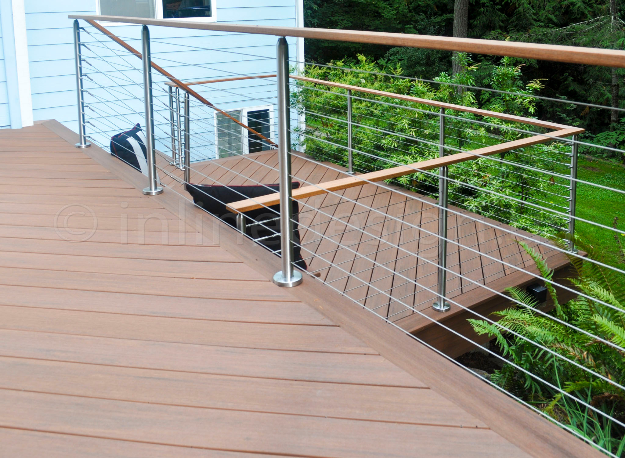 Decor Cable Railing Systems With Natural Beauty Of Wood Vertical regarding sizing 2048 X 1501