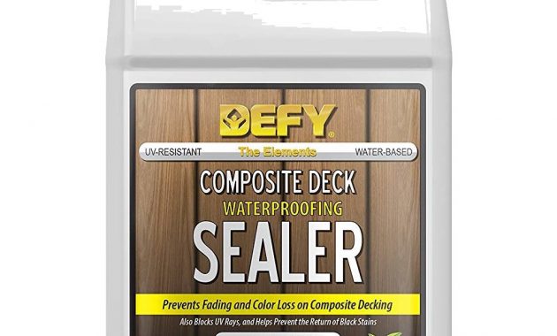 Defy Composite Deck Waterproofing Sealer Review Sealwithease for measurements 1000 X 1100