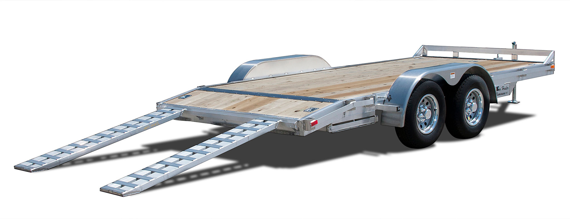 Deluxe 10000 Gvwr Aluminum Car Trailer Wood Floor 20 Ft for sizing 2000 X 770