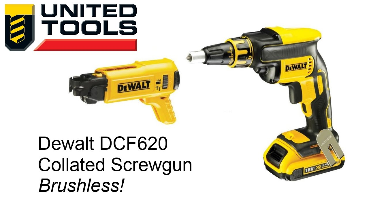 Dewalt Brushless Screwgun Dcf620 W Autofeed Collated Attachment regarding proportions 1280 X 720