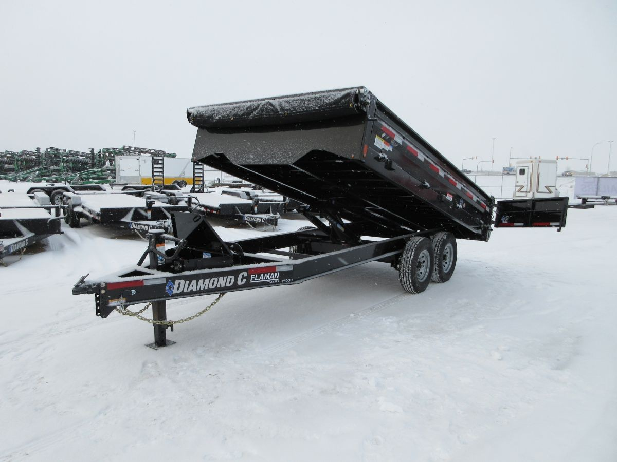 Diamond C 14 Deckover Dump Trailer 8 Wide Drop Sides for sizing 1200 X 900