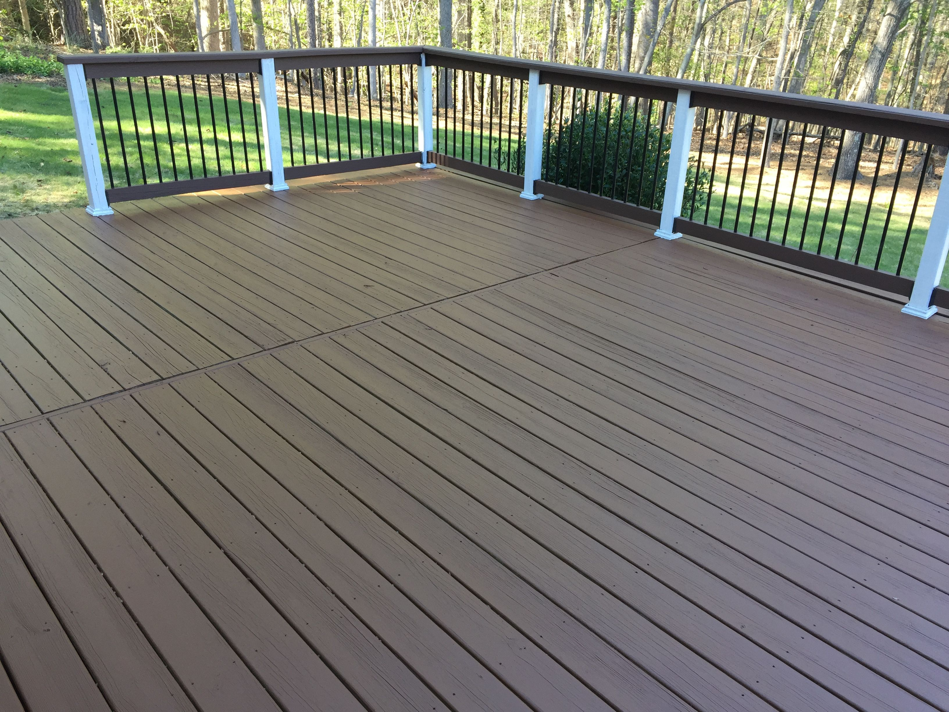 Did The Deck Today And Love The Double Shade Deck Paint Colors Behr for size 3264 X 2448