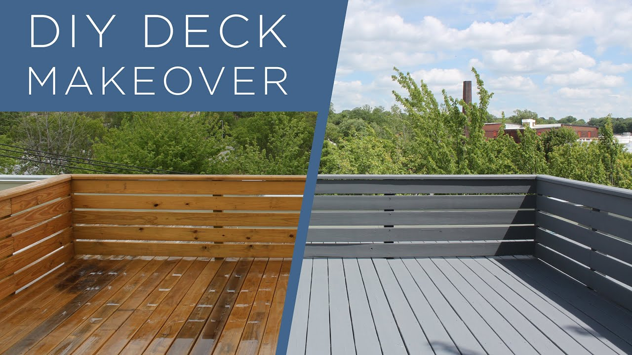 Diy Deck Makeover Using Behr Deckover in sizing 1280 X 720