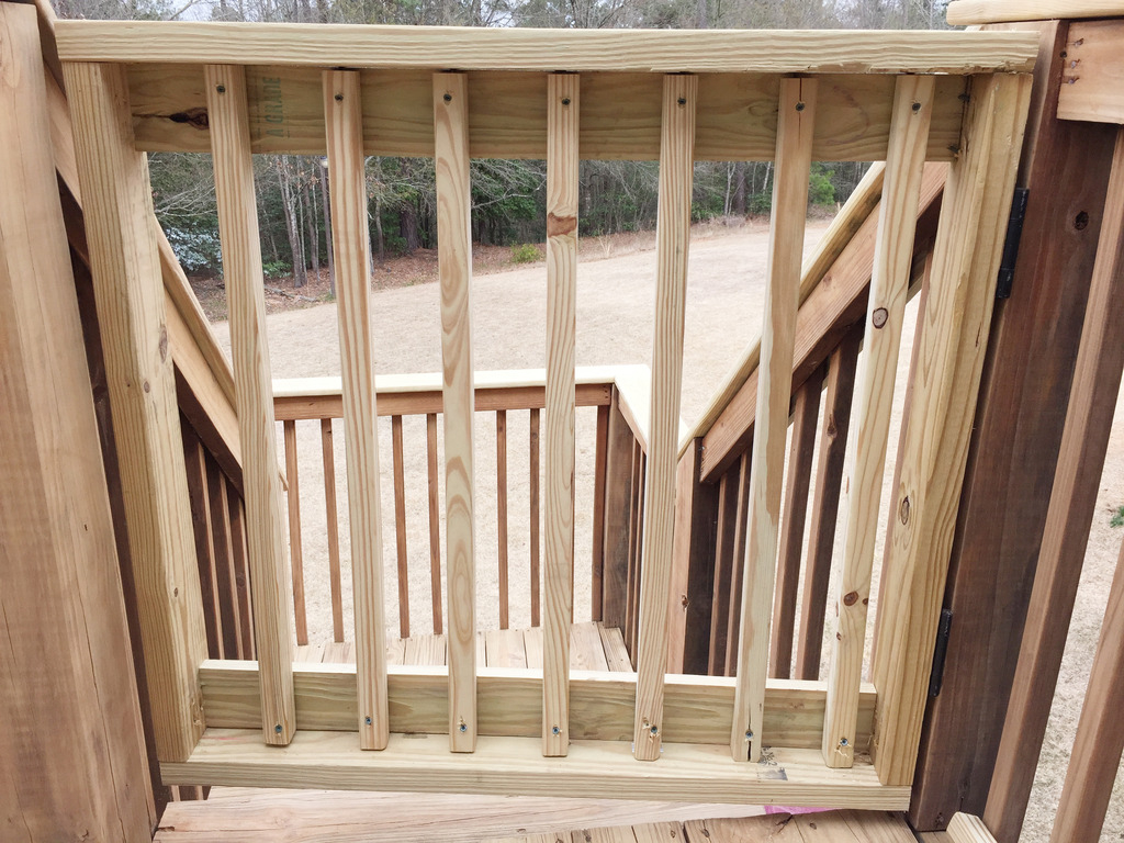 Diy Gate For Deck Stairs Photos Freezer And Stair Iyashix with regard to measurements 1024 X 768