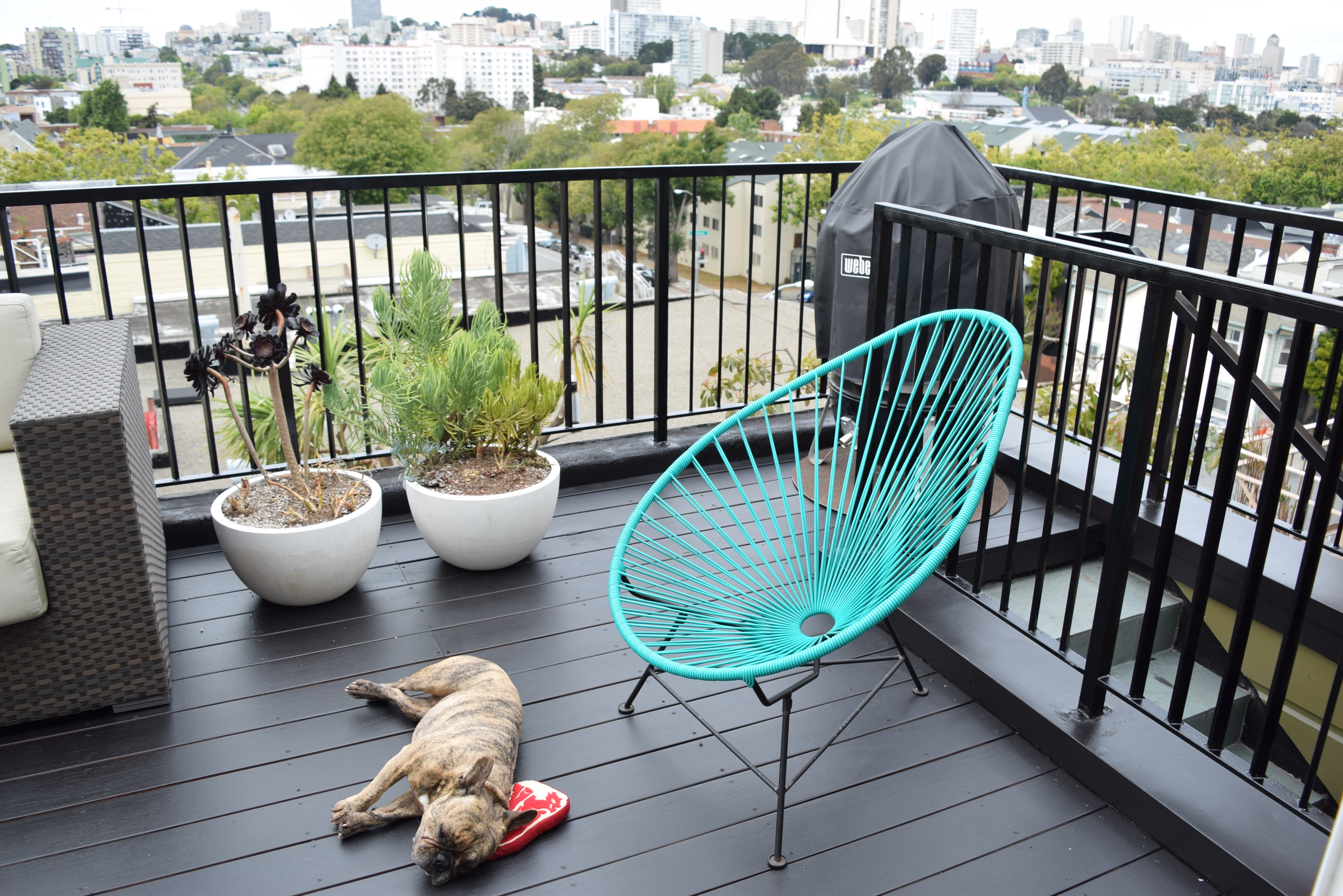 Diy Painted My Outdoor Deck Railings Black Noznoznoz regarding size 4496 X 3000