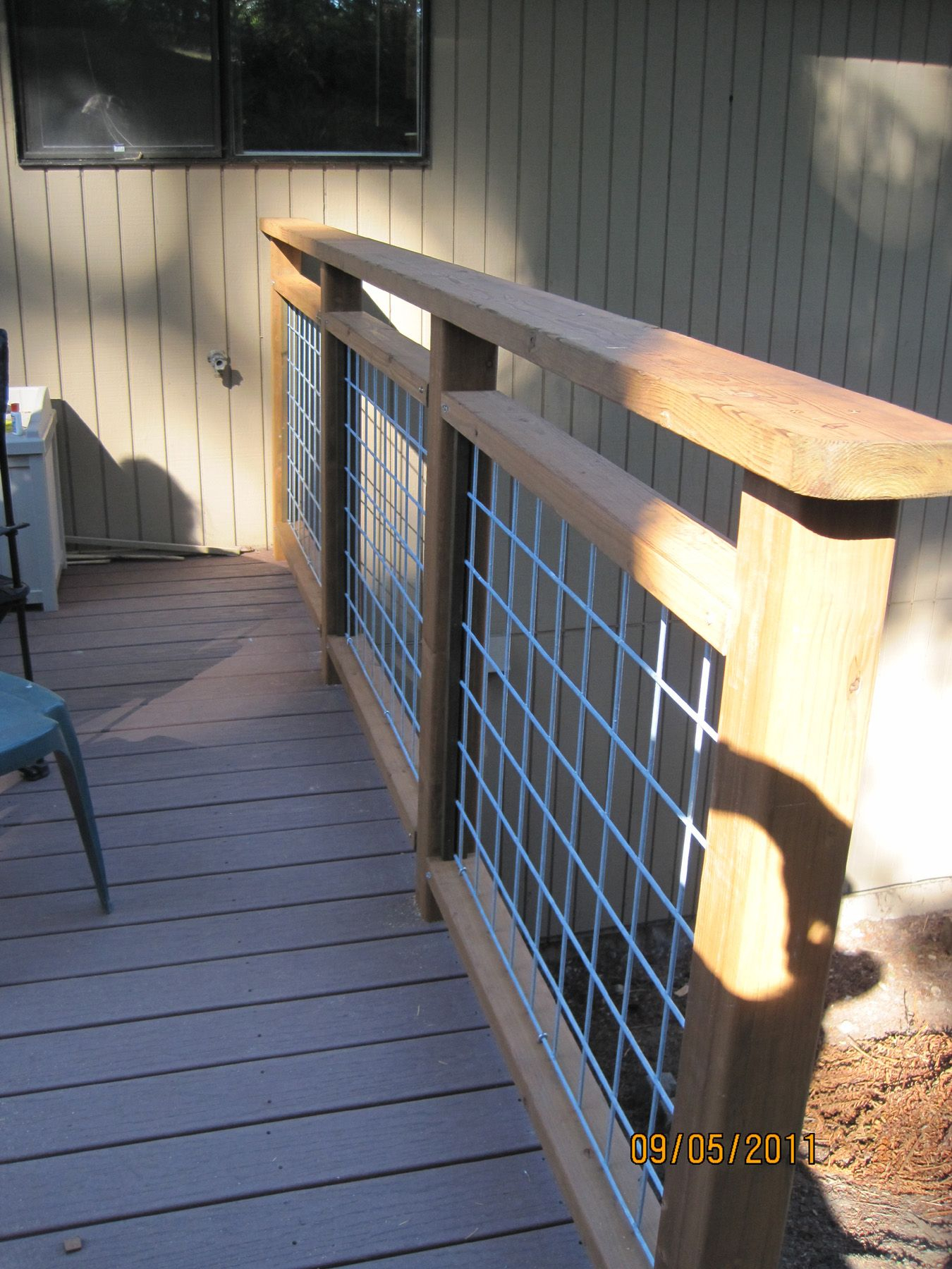 Do It Yourself Deck Railing Is Done Deck Ideas Wire Deck in dimensions 1350 X 1800