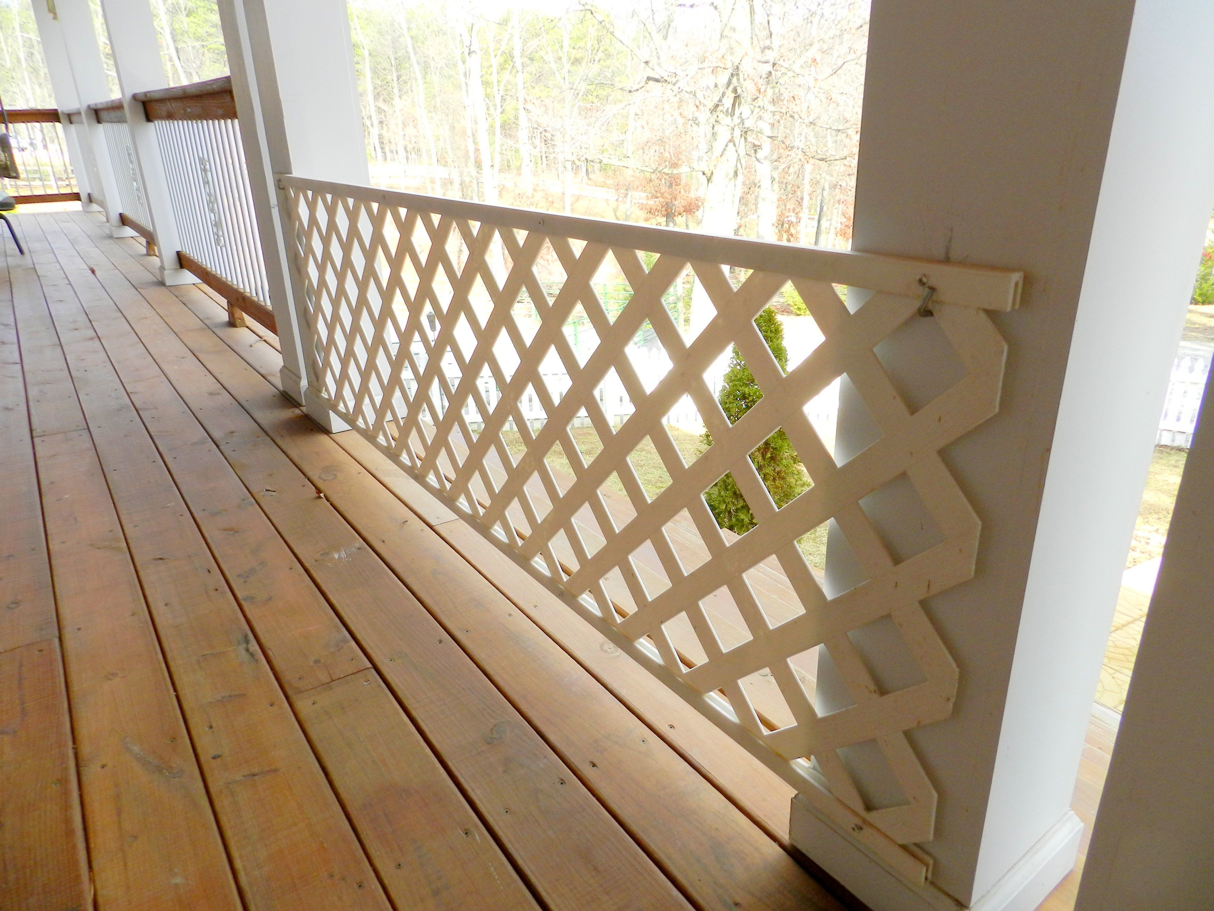 Dog Gate Lattice And Hooks To Hang It Scoo Porch throughout size 4000 X 3000