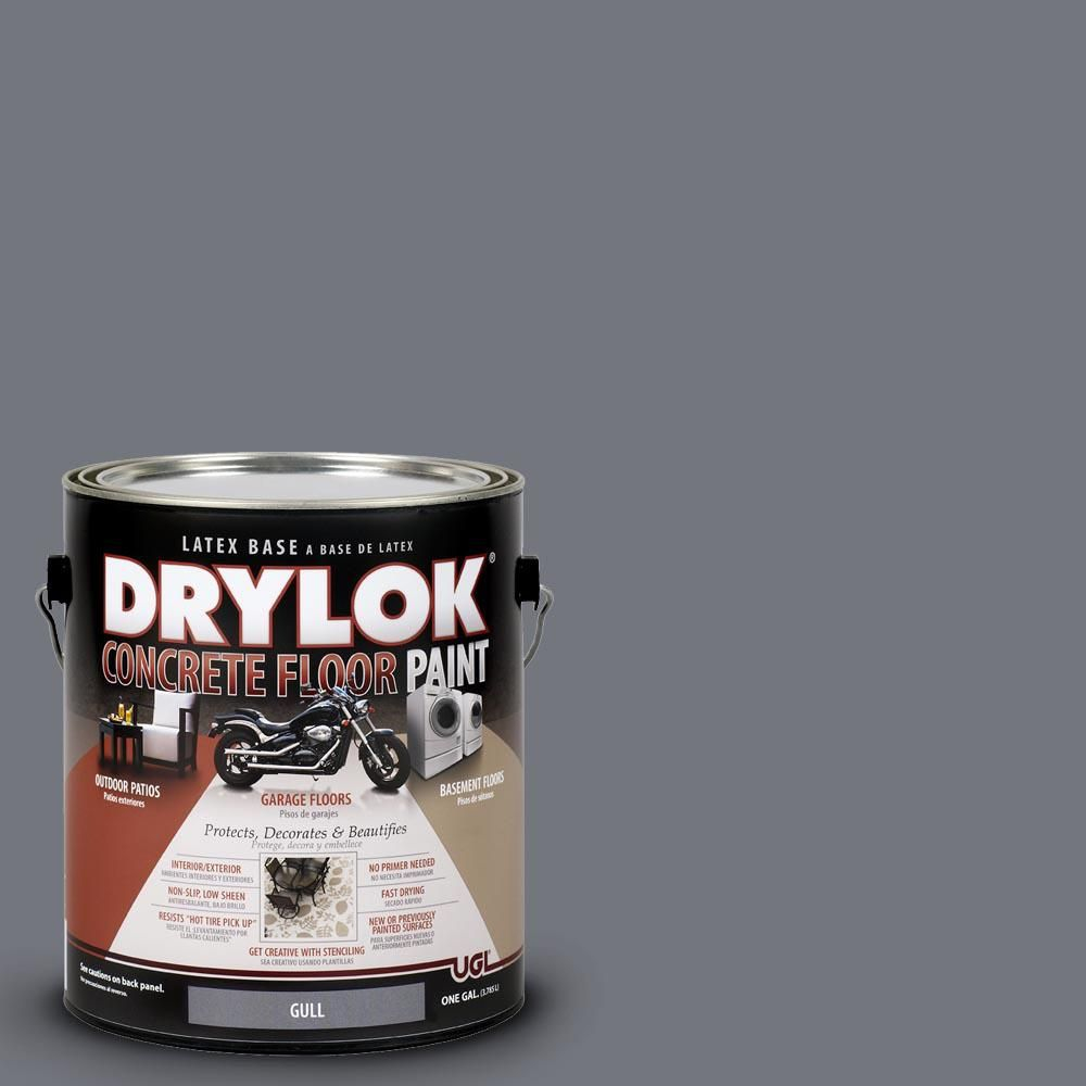 Drylok 1 Gal Gull Latex Concrete Floor Paint Products Painted throughout measurements 1000 X 1000