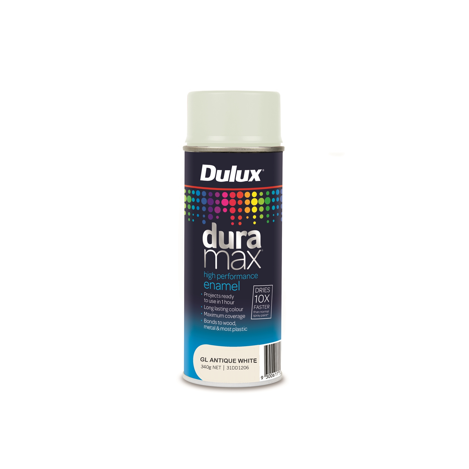 Dulux Duramax 340g Gloss Spray Paint Black with regard to proportions 1600 X 1600