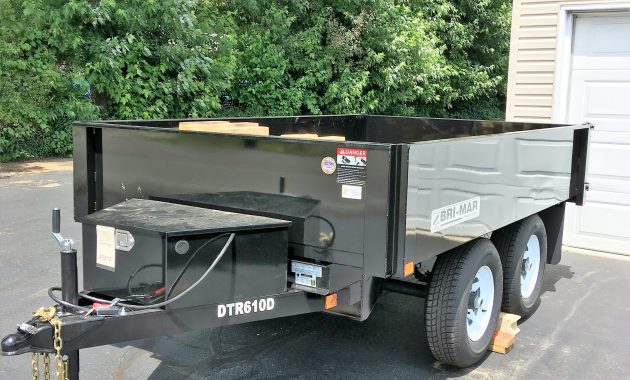 Dump Trailer Deck Over New Bri Mar 6x10 10000 Gvw Tailgate within sizing 3024 X 4032