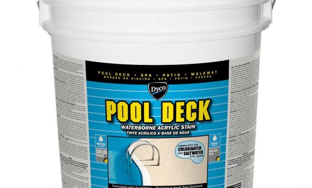 Dyco Paints Pool Deck 5 Gal 9060 Cream Low Sheen Waterborne Acrylic in dimensions 1000 X 1000