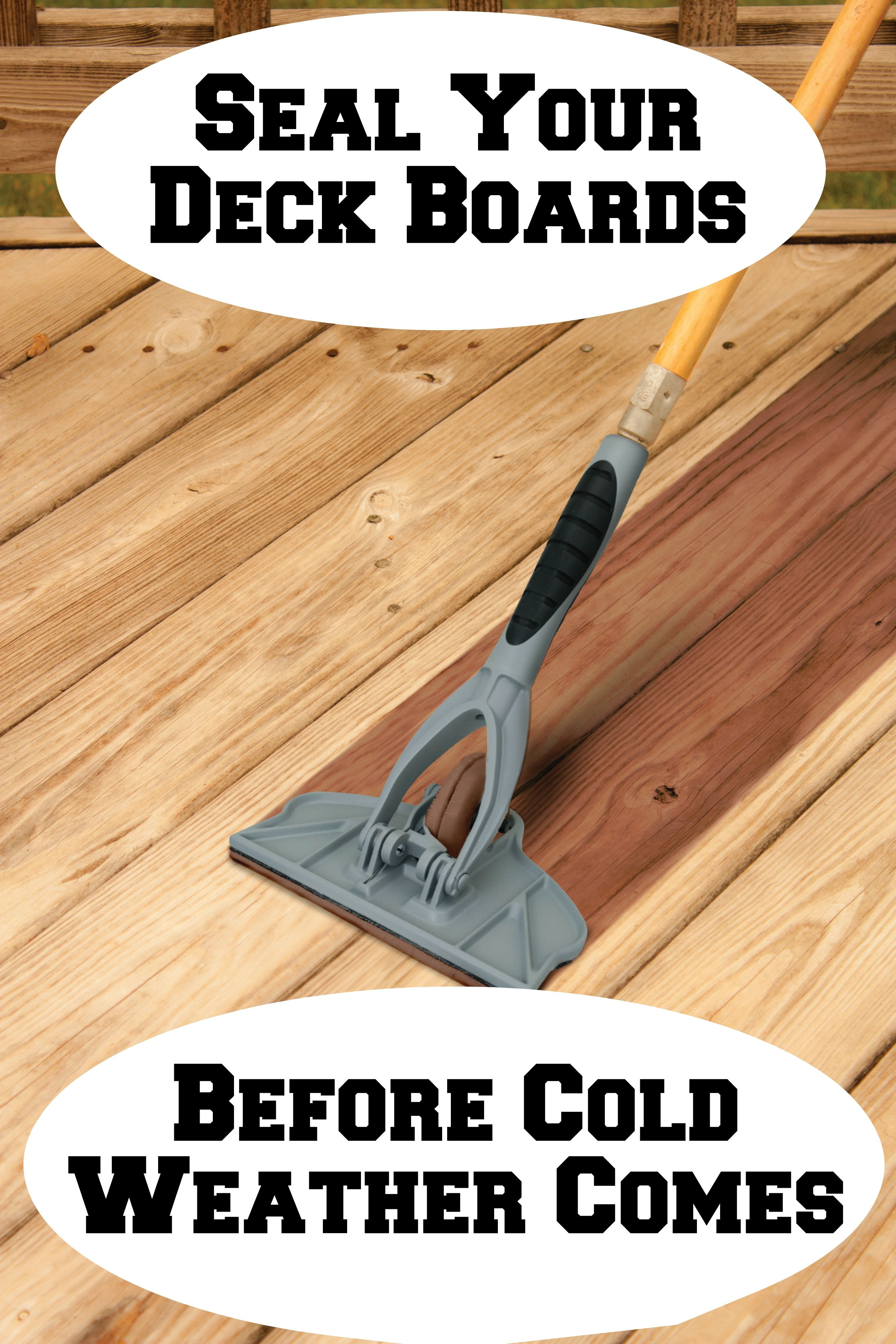 Easily Apply A Coat Of Stain To Your Deck Or Patio Before Winter for dimensions 2669 X 4001