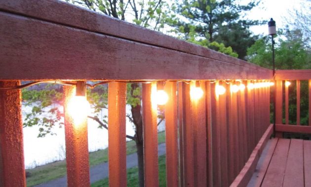 Edison Bulb Porch Railing String Lights I Want This Home within measurements 1600 X 1200