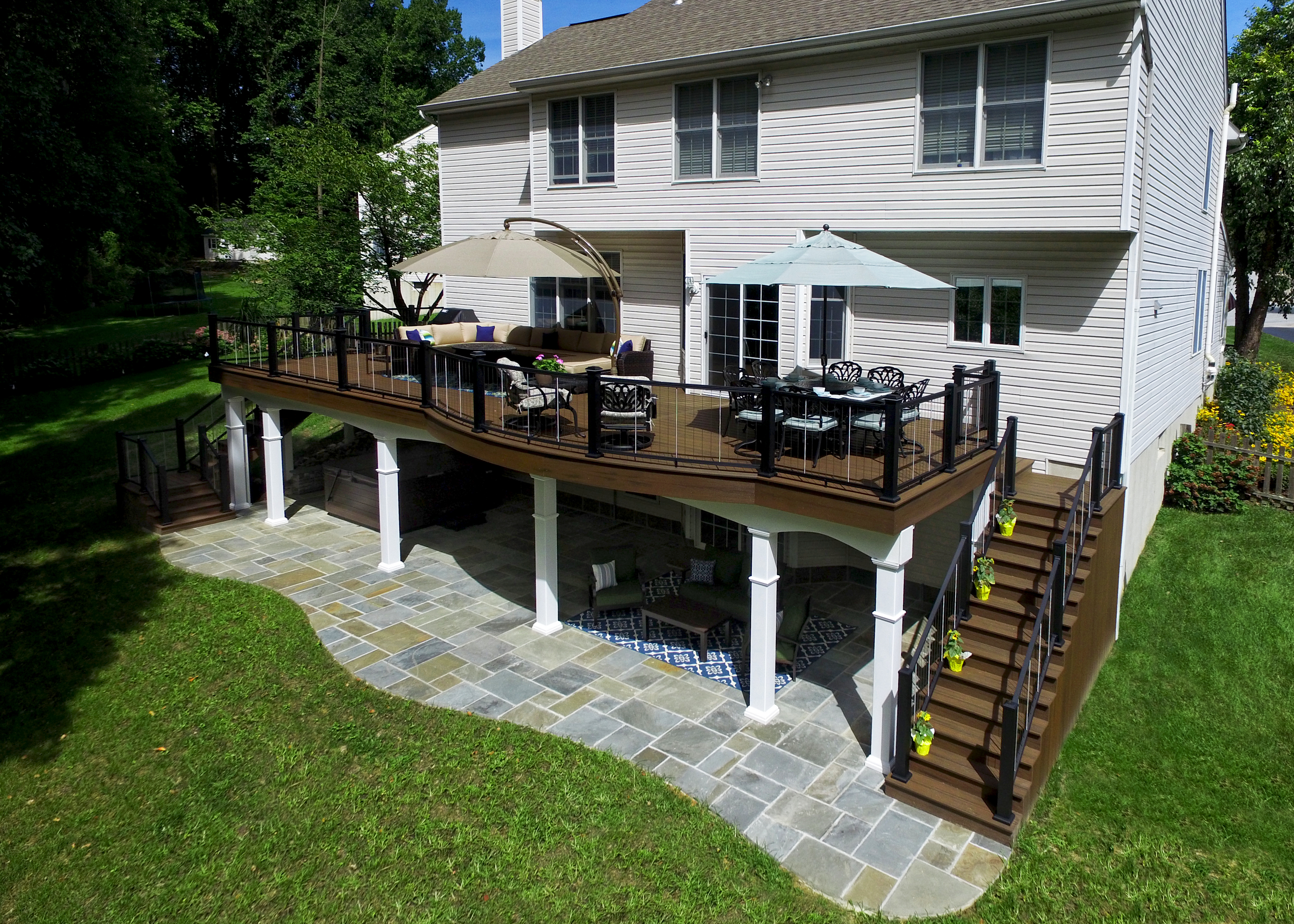 Elevated Deck Designs Safety Features For Above Ground Decks inside measurements 4000 X 2858