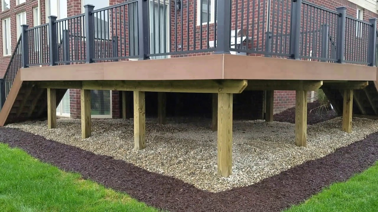 Elevated Deck Videos Michigan Landscape Construction Based In throughout size 1280 X 720