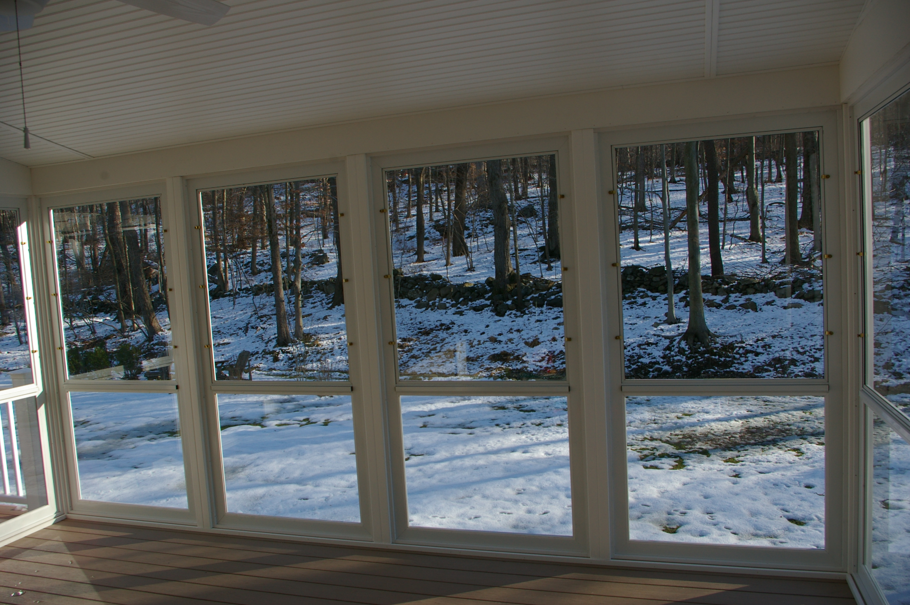 Enclose Your Screen Porch Custom Decks Of Fairfield County with regard to sizing 3008 X 2000