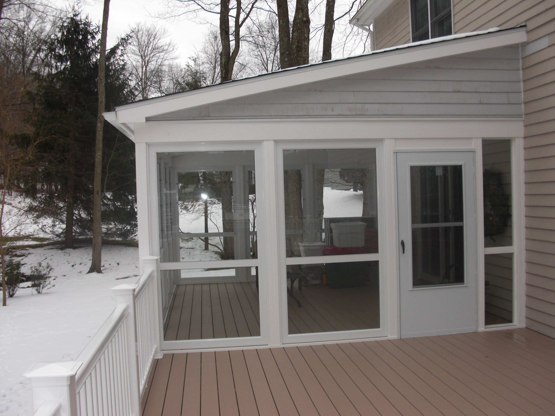 Enclose Your Screen Porch Porch Decks Porches Enclosed Porches for proportions 2304 X 1728