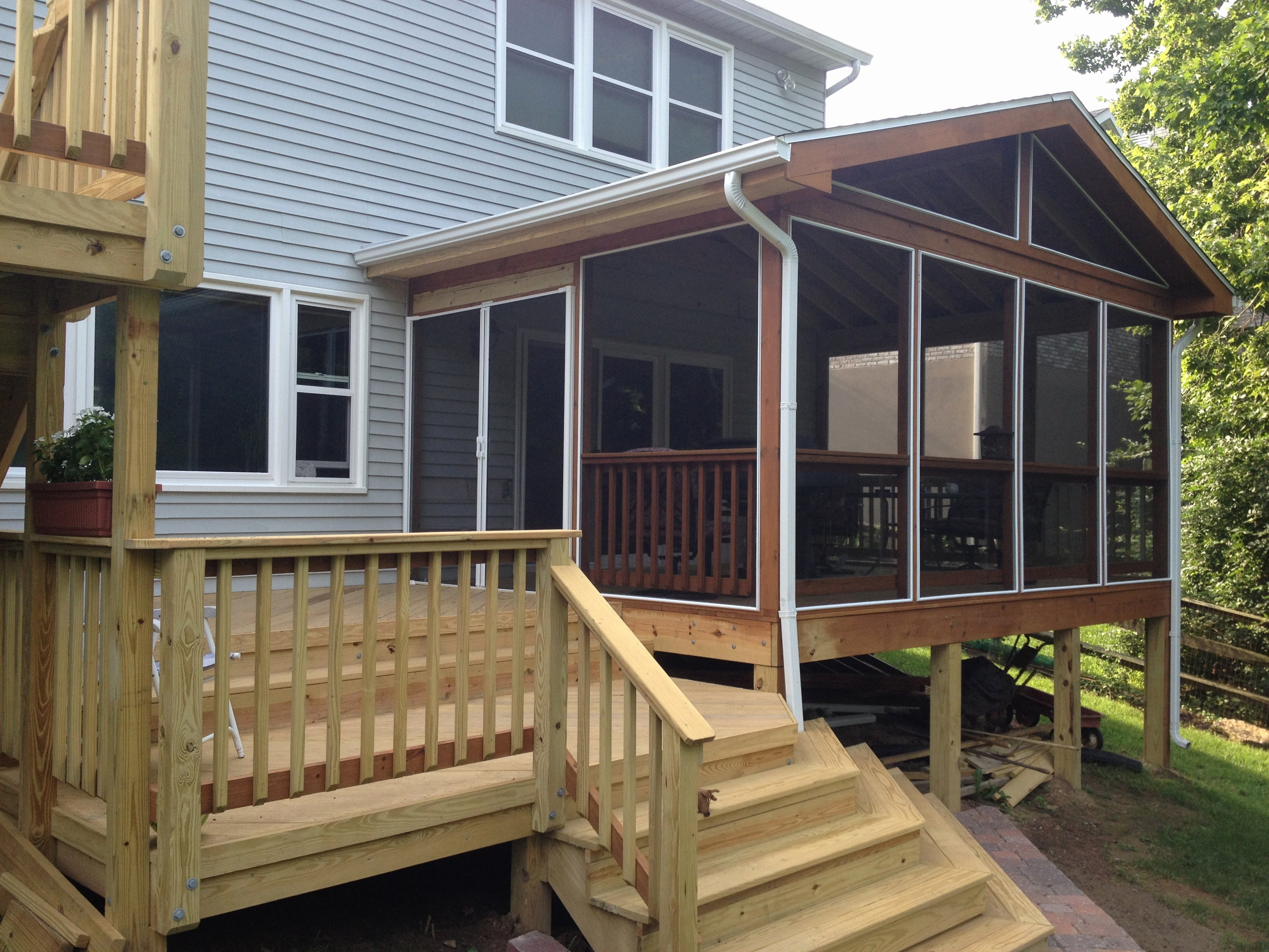 Enclosed Front Porch In Unusual Front Porch Patio Ideas Garden Ideas with proportions 3264 X 2448